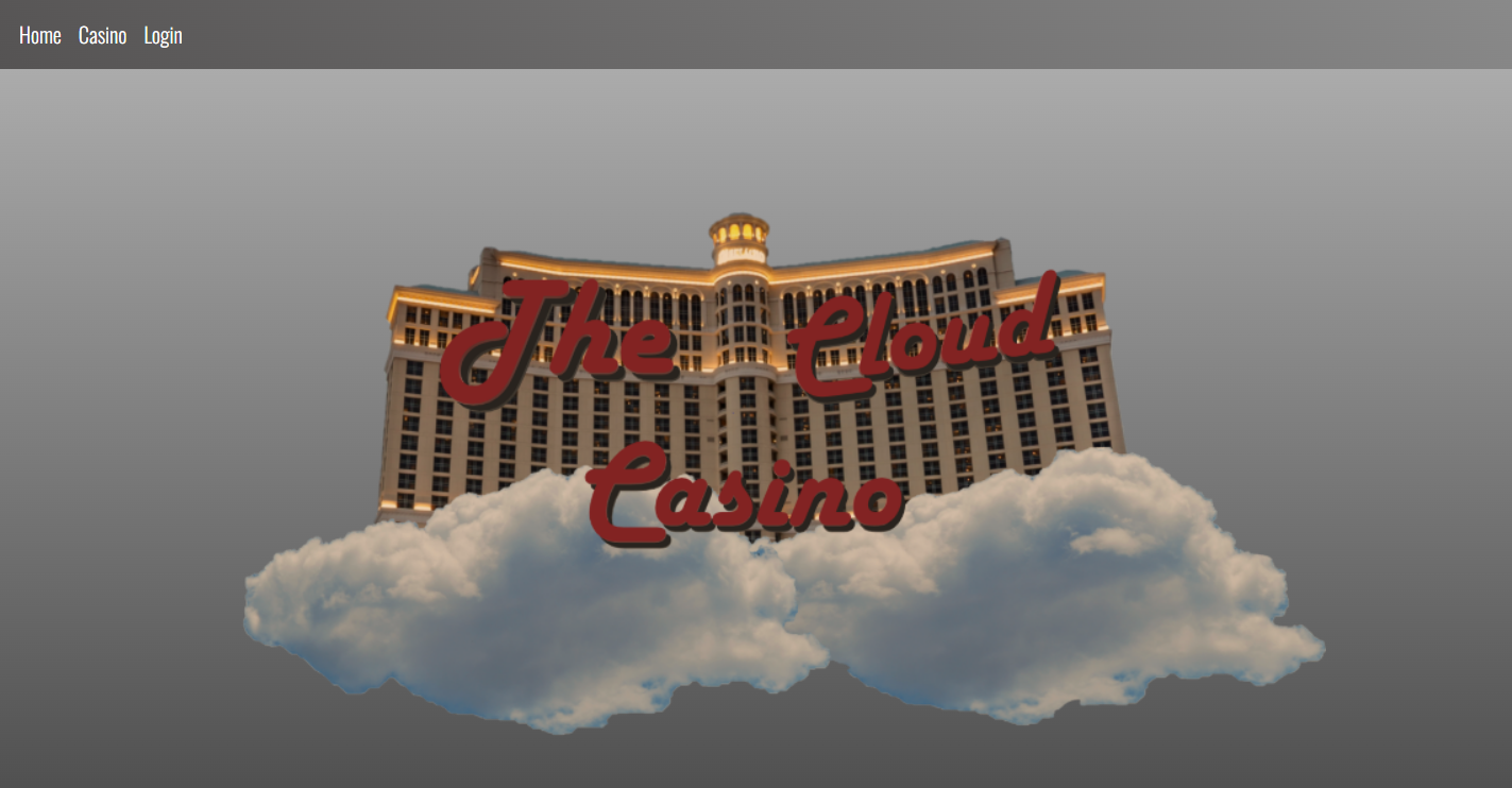 The Cloud Casino Full Stack Project